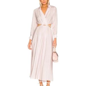 Young Fabulous & Broke Light Pink Maxi Dress Sz L